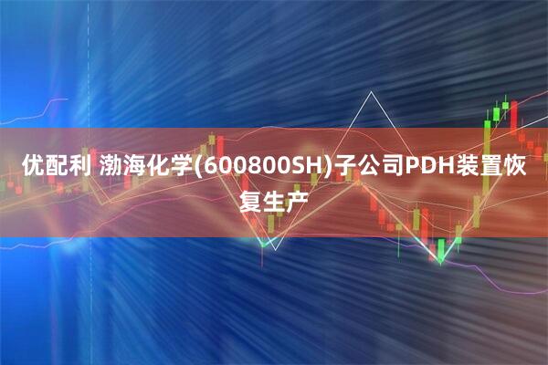 优配利 渤海化学(600800SH)子公司PDH装置恢复生产